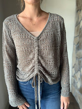 Load image into Gallery viewer, moss crochet cinched top