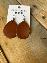 Load image into Gallery viewer, sweet creek mini classic teardrop leather earrings | 9 colors