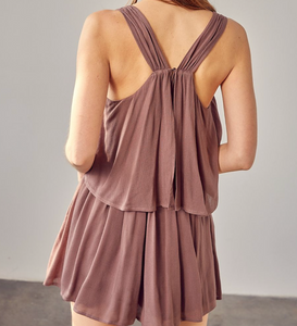 CACAO FLOWY ROMPER