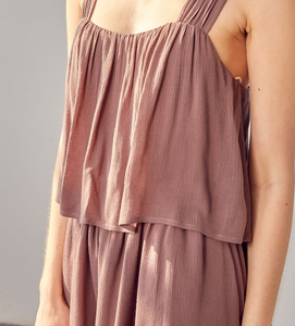 CACAO FLOWY ROMPER