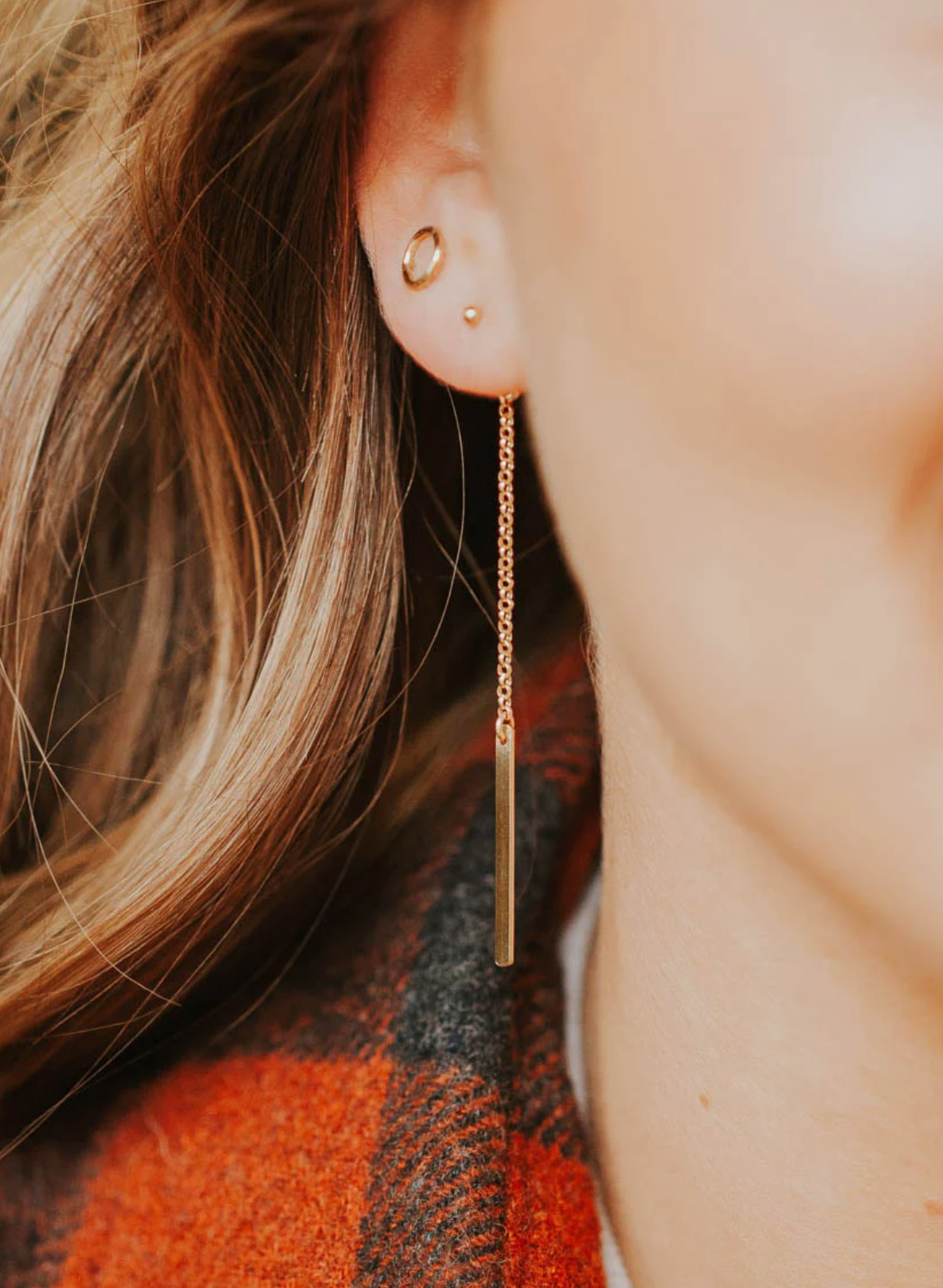 Tiny Horseshoe Earrings, 14kt Gold Fill by Hello Adorn