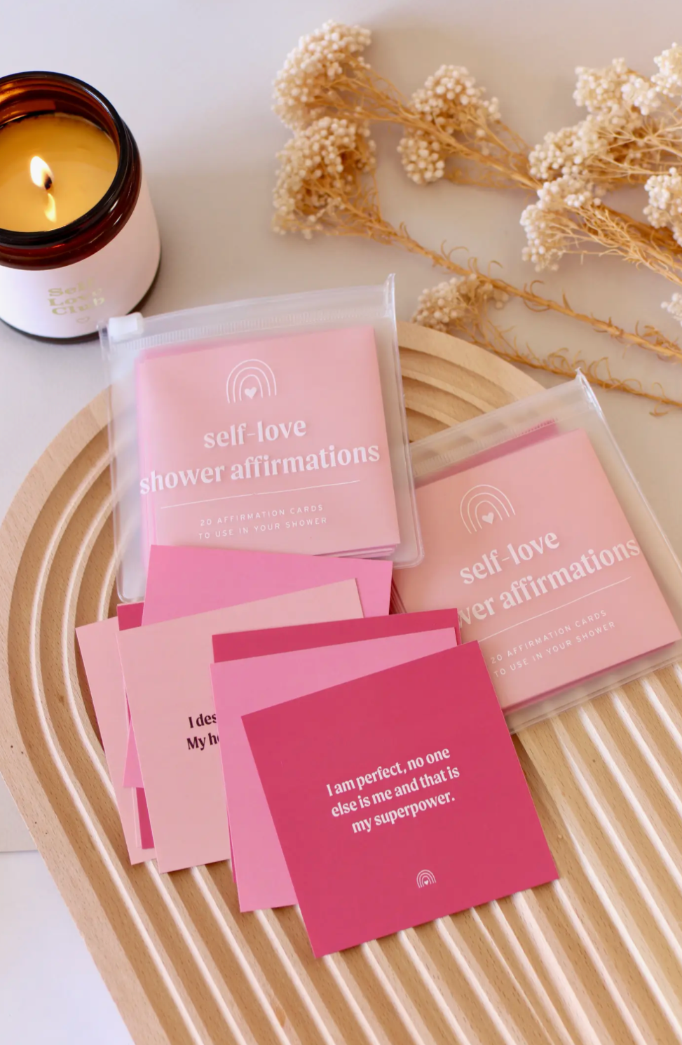 Shower Self-Care Affirmation Cards, Original Edition