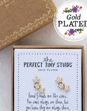 Load image into Gallery viewer, perfect tiny stud star earrings