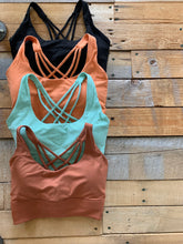Load image into Gallery viewer, buttery-soft strappy sports bra | 4 colors