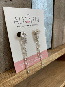 Earring Backs, Sterling Silver by Hello Adorn