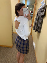 Load image into Gallery viewer, royal button down plaid skirt