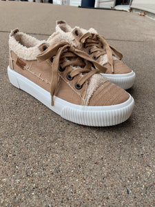 blowfish tan sherpa sneaker