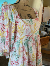 Load image into Gallery viewer, PINK, YELLOW, GREEN + CREAM FLORAL DRESS