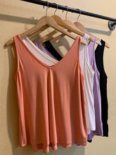 Load image into Gallery viewer, flowy bamboo modal v-neck tank | 4 colors