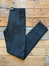 Load image into Gallery viewer, charcoal ponte legging pants