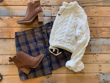 Load image into Gallery viewer, royal button down plaid skirt
