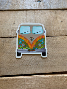 natural life van be happy sticker