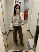 Load image into Gallery viewer, brown wide leg pants