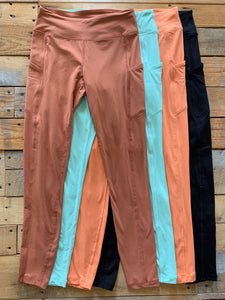 buttery-soft pocket leggings | 4 colors
