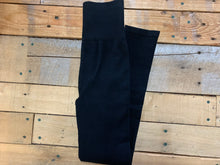 Load image into Gallery viewer, black thermal highwaist leggings