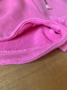 hot pink terry shorts