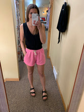 Load image into Gallery viewer, hot pink terry shorts