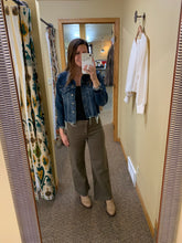 Load image into Gallery viewer, olive wide leg pants