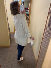 Load image into Gallery viewer, button back lightweight cardigan | sage+natural | s-3xl