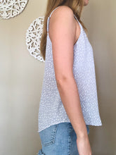 Load image into Gallery viewer, PATTERN TANK | BEIGE + BLUE-GREY